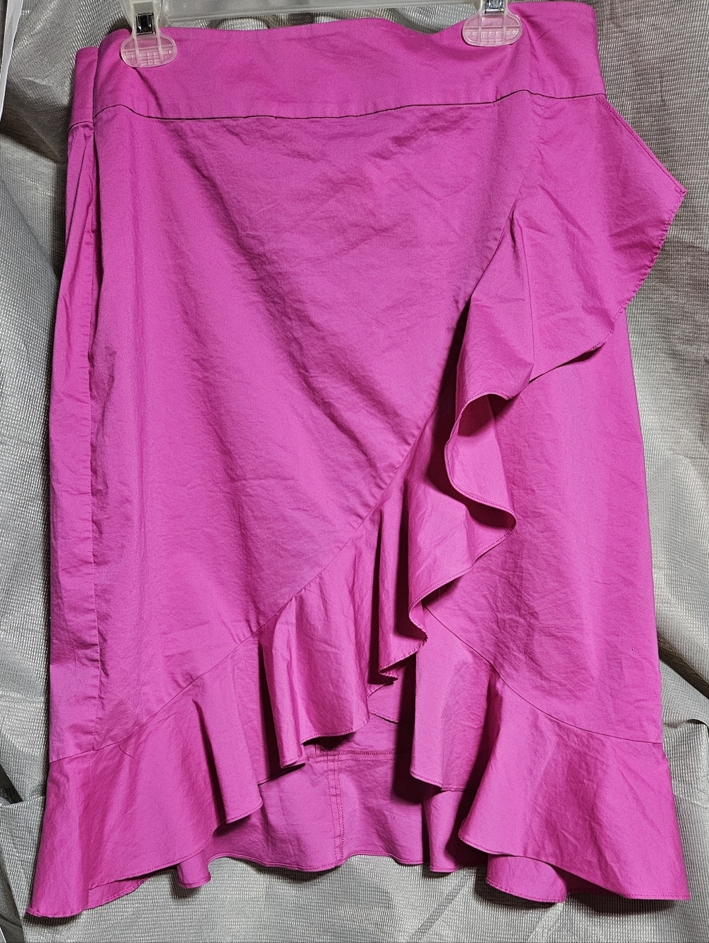 Hot Pink Ruffled, Layer Skirt New york and company (R4a)